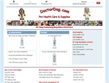 Tablet Screenshot of doctordog.com